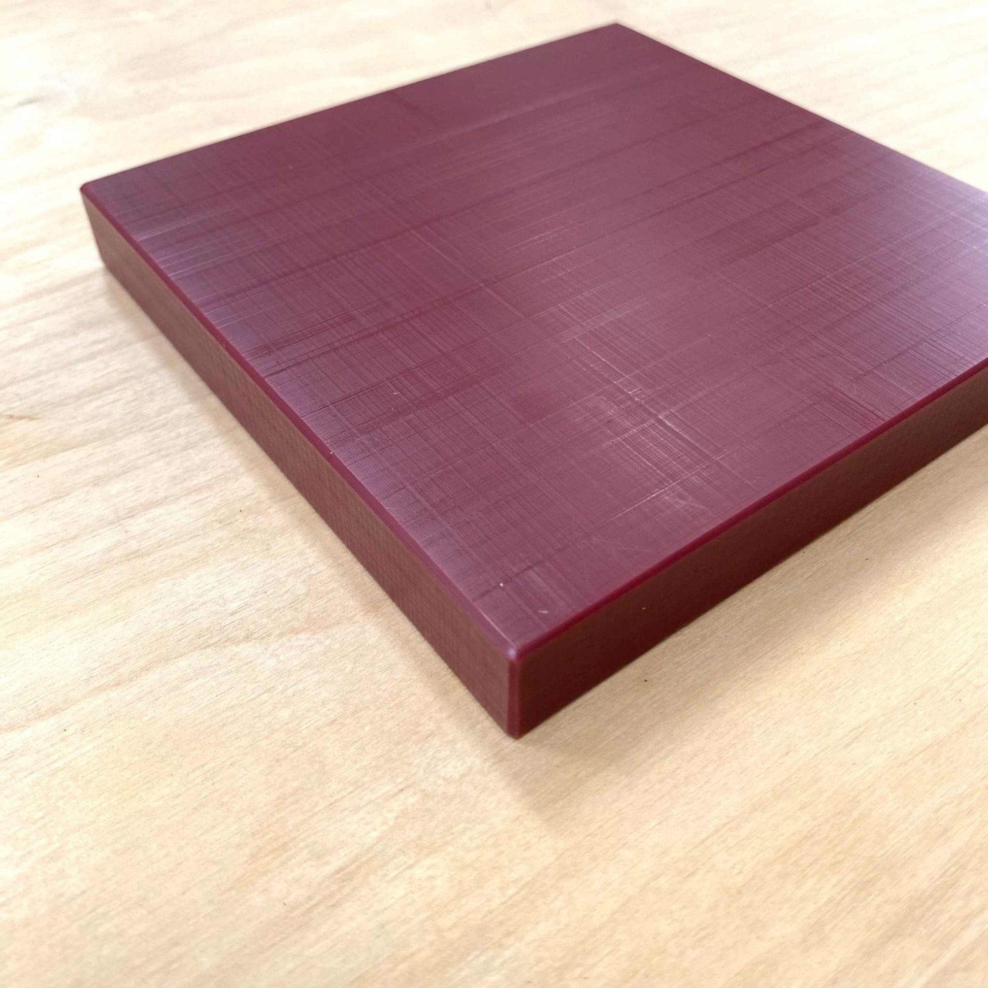 Leather Punching and Cutting Board, 6x6 inch, durable surface for artisans and leathercraft.