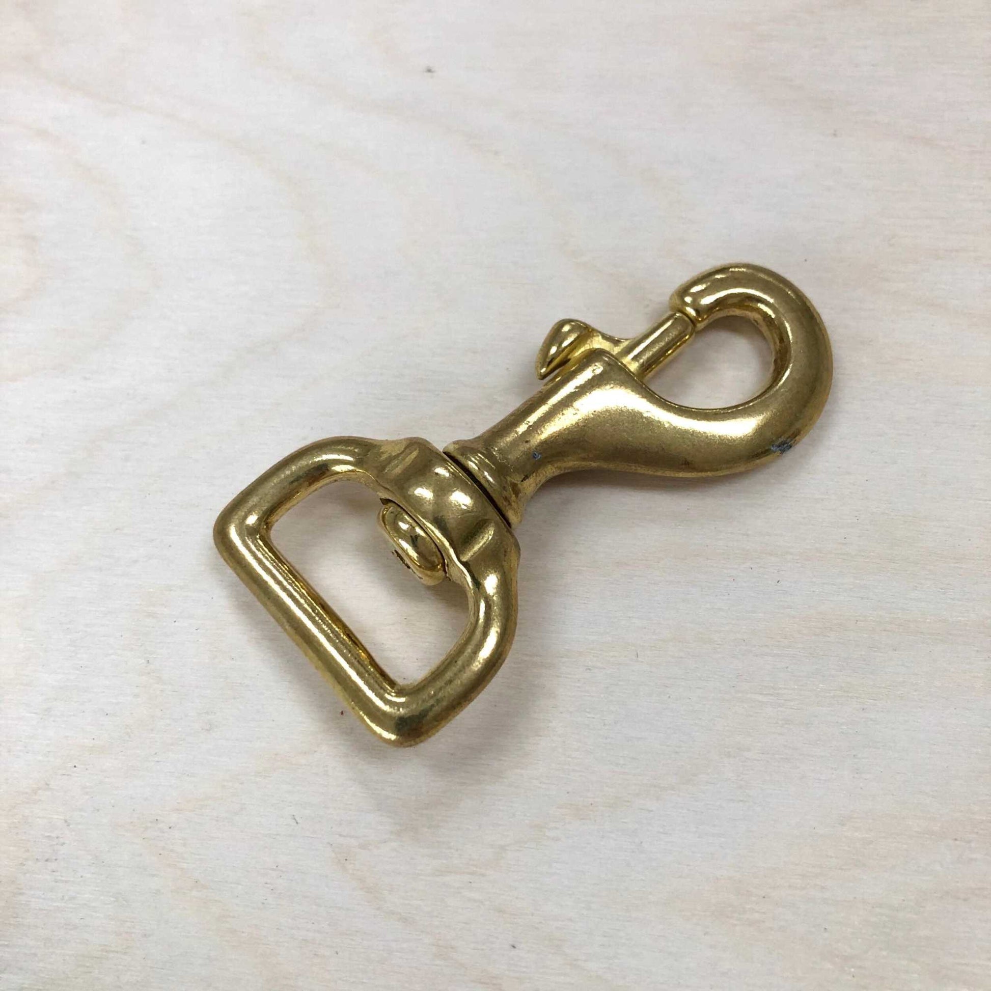 Solid Brass Swivel Trigger Hook with 360-degree swivel action for durability and precision.