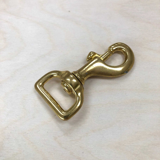 Solid Brass Swivel Trigger Hook with 360-degree swivel action for durability and precision.